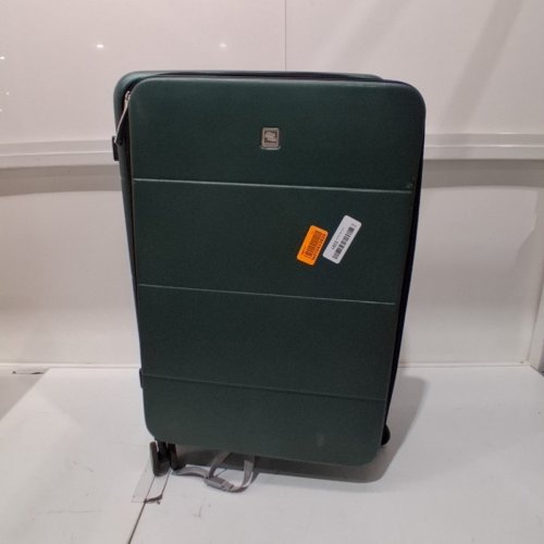 HANKE WIDE HANDLE MEDIUM CHECKED LUGGAGE WITH TSA LOCK - 24" - BLACKISH GREEN (MODEL: KH9862) image 2