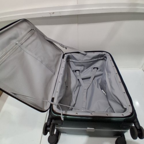 HANKE WIDE HANDLE MEDIUM CHECKED LUGGAGE WITH TSA LOCK - 24" - BLACKISH GREEN (MODEL: KH9862) image 4