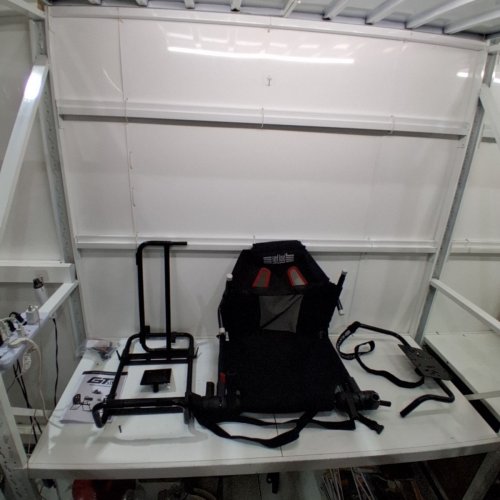 NEXT LEVEL RACING GT LITE FOLDABLE SIMULATOR RACING COCKPIT - BLACK/RED (MODEL: NLR-S021) image 2