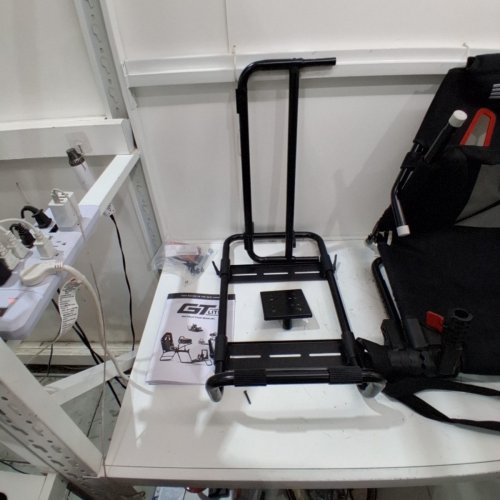 NEXT LEVEL RACING GT LITE FOLDABLE SIMULATOR RACING COCKPIT - BLACK/RED (MODEL: NLR-S021) image 3