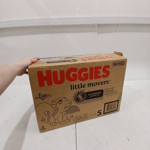 132PK HUGGIES® LITTLE MOVERS DIAPERS - SIZE 5 image 3