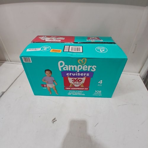 108PK PAMPERS CRUISERS 360 BABY DIAPERS - SIZE 4 image 2