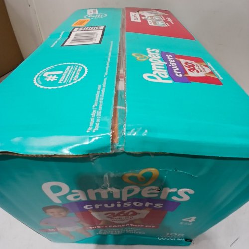 108PK PAMPERS CRUISERS 360 BABY DIAPERS - SIZE 4 image 3