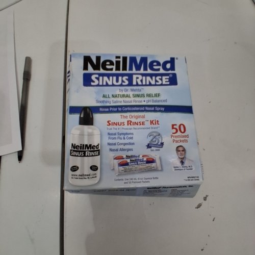 NEILMED SINUS RINSE ALL NATURAL SINUS RELIEF PREMIXED PACKETS - BOTTLE INCLUDED image 2