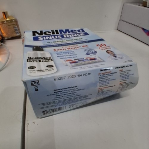 NEILMED SINUS RINSE ALL NATURAL SINUS RELIEF PREMIXED PACKETS - BOTTLE INCLUDED image 3
