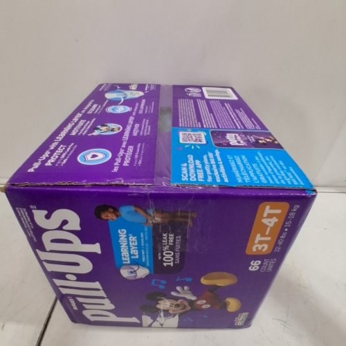 66PK HUGGIES PULL-UPS DISPOSABLE TRAINING PANTS - SIZE 3T-4T - DISNEY MICKEY MOUSE image 3