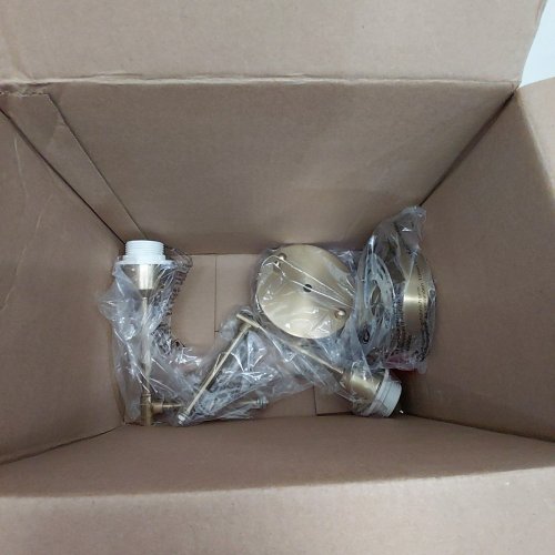 2PK AUDERWIN BATTERY OPERATED WALL SCONCES - GOLD image 2