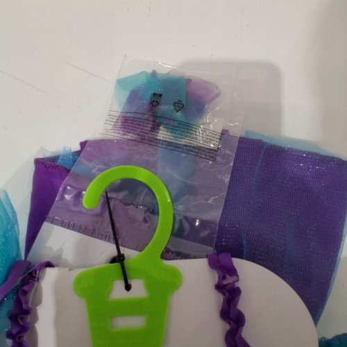 2PC GIRL'S GOODMARK MISS MERMAID COSTUME SET - 2T - PURPLE/TURQUOISE image 3