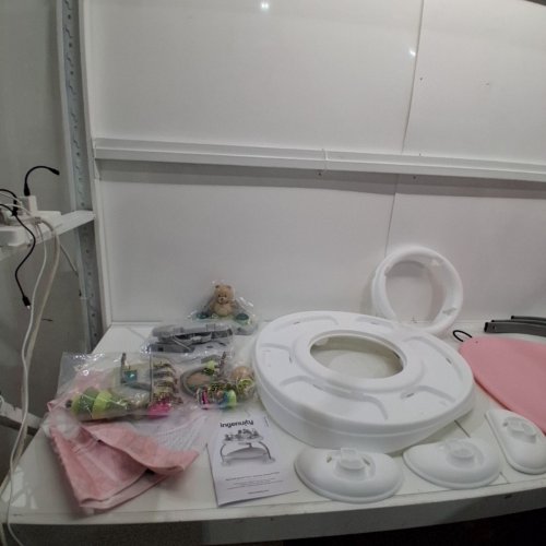 INGENUITY 3-IN-1 STEP & SPROUT FOLDABLE BABY WALKER WITH TRAY AND REMOVABLE TOYS - PINK (MODEL: 12904) image 2
