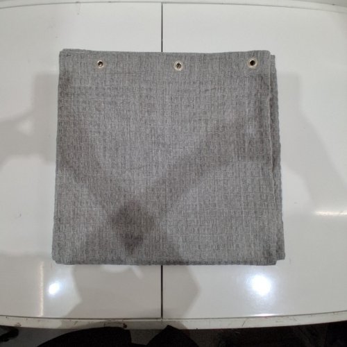 THRESHOLD GROMMET TOP SHOWER CURTAIN - 70" X 71" - GREY (MODEL: 064180608) image 5