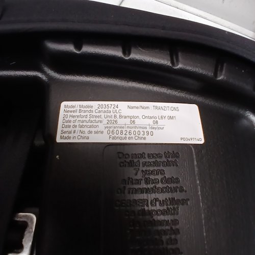 GRACO TRANZITIONS 3-IN-1 HARNESS BOOSTER SEAT - 22-100LBS - PROOF BLACK (MODEL: 2035724) image 3