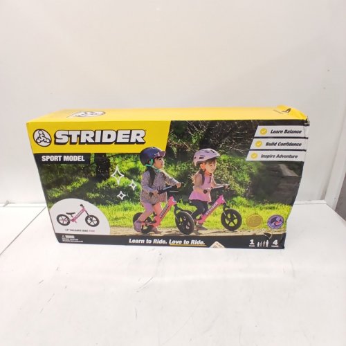 STRIDER 12 SPORT BALANCE BIKE - 12" WHEELS - PINK image 3