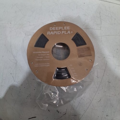 DEEPLEE RAPID PLA PLUS 3D PRINTER FILAMENT BUNDLE 1.75 MM/1KG - BLACK (MODEL: DP-RP001) image 2