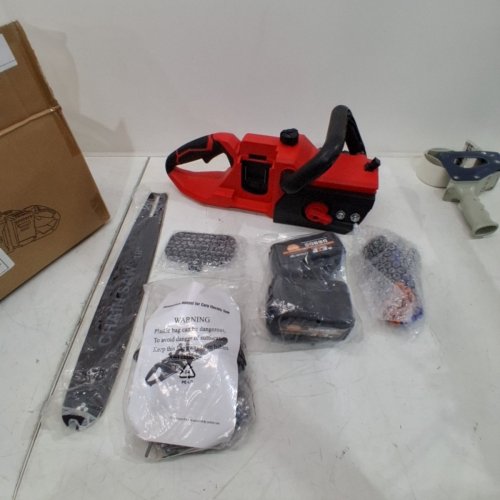 SUSUZI BRUSHLESS MOTOR ELECTRIC CORDLESS CHAINSAW - 42V- 16" - RED image 3