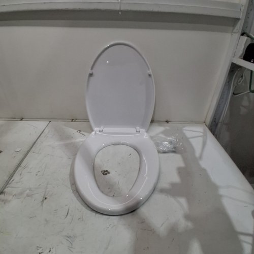 TOTO SOFTCLOSE ELONGATED TOILET SEAT - 18.5"X14"X1.5" - COTTON WHITE (MODEL: SS114#01) image 2