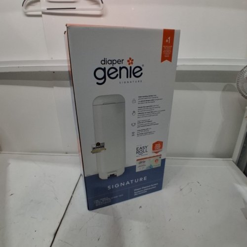 DIAPER GENIE SIGNATURE PAIL EASY ROLL WITH REFILL BAGS - WHITE (MODEL: ‎I000602) image 4