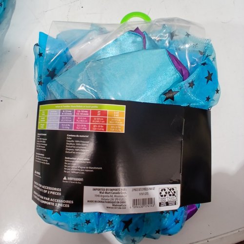 2PC TODDLER MAGICAL WITCH COSTUME SET - 2T - BLUE AND PURPLE image 3