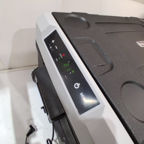 EUHOMY PORTABLE ELECTRIC COOLER - 35L/37QT CAPACITY - 17" X 17" X 25" - BLACK/GREY - (MODEL: CFB-35) image 2