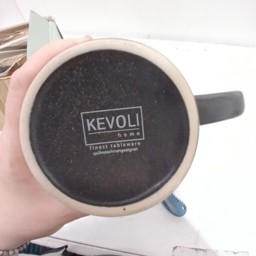 11PC KEVOLI DINNERWARE SET - BLACK image 6