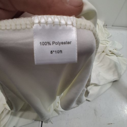 (2 PANEL) POLYESTER BACKDROP CURTAINS - 5FTX10FT/EACH - IVORY image 4