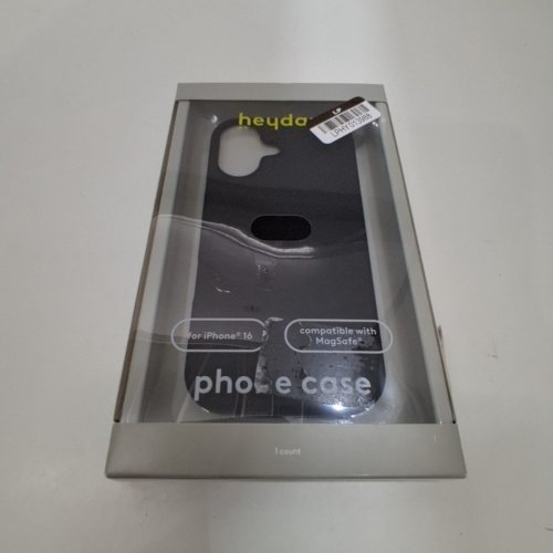 HEYDAY MAGSAFE SILICONE CASE FOR IPHONE 16 - BLACK image 2