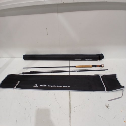MAXCATCH COMPETITION INTOUCH NYMPH FLY ROD - 10FT 6" - 3WT- BLACK/BROWN image 2
