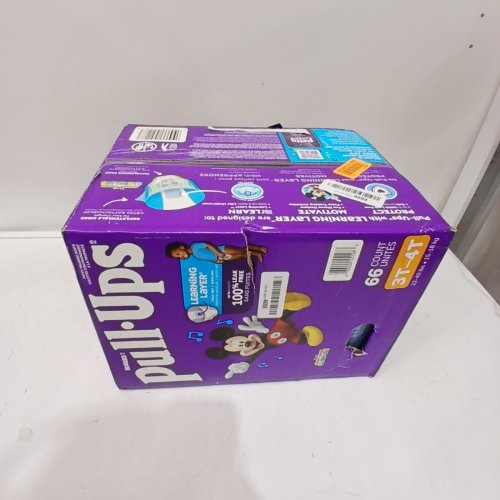 66PK HUGGIES PULL-UPS DISPOSABLE TRAINING PANTS - SIZE 3T-4T - DISNEY MICKEY MOUSE image 2