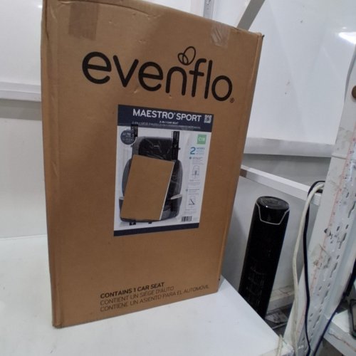 EVENFLO MAESTRO SPORT HARNESS BOOSTER CAR SEAT - 22-100LBS - ASPEN SKIES/GREY BLACK (MODEL: 34911921C) image 5
