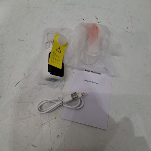 PORTABLE RECHARGEABLE NEBULIZER FOR ADULTS AND KIDS WITH DISPLAY - WHITE (MODEL: KS016) image 2