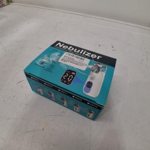 PORTABLE RECHARGEABLE NEBULIZER FOR ADULTS AND KIDS WITH DISPLAY - WHITE (MODEL: KS016) image 3