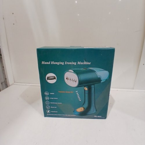 FOLDABLE HAND HANGING IRONING STEAMER MACHINE - 1500W - BLACK (MODEL: DJ.1011) image 3