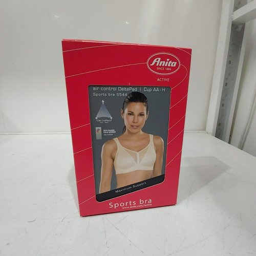 WOMEN'S ANITA ACTIVE AIR CONTROL DELTA PAD SPORTS BRA - 38D - SMART ROSE (STYLE: 5544) image 2