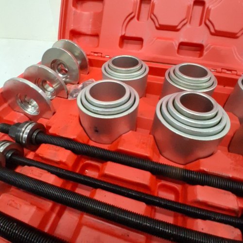 28PC DAYUAN TOOLS PULL AND PRESS SLEEVE KIT REMOVE BUSHES BEARINGS SEALS - RED image 3