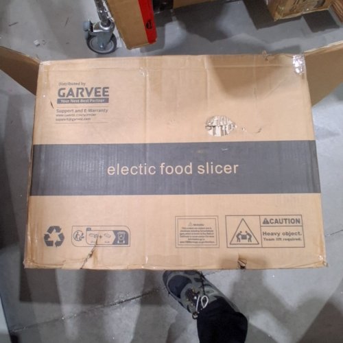 GARVEE SEMIAUTOMATIC MEAT SLICER - 220 MM CUTTER, 0.2-12 MM SLICE, 150W, 220 V/50HZ, 480 MM X 370 MM X 370 MM - SILVER (MODEL: YF-200B) image 5