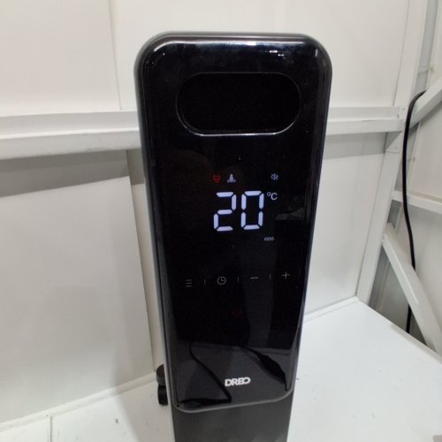 DREO ELECTRIC OIL-FILLED RADIATOR HEATER WITH REMOTE CONTROL - 1500W - DARK GREY (MODEL: DR-HSH010) image 2