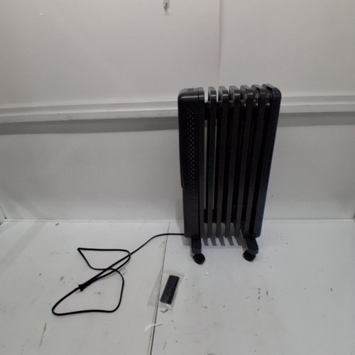 DREO ELECTRIC OIL-FILLED RADIATOR HEATER WITH REMOTE CONTROL - 1500W - DARK GREY (MODEL: DR-HSH010) image 3