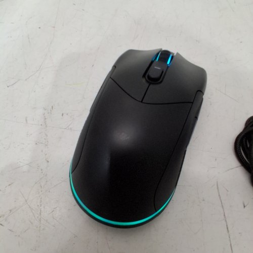 ONN. WIRELESS RECHARGEABLE GAMING MOUSE WITH LIGHTS - 24GHZ - BLACK image 2