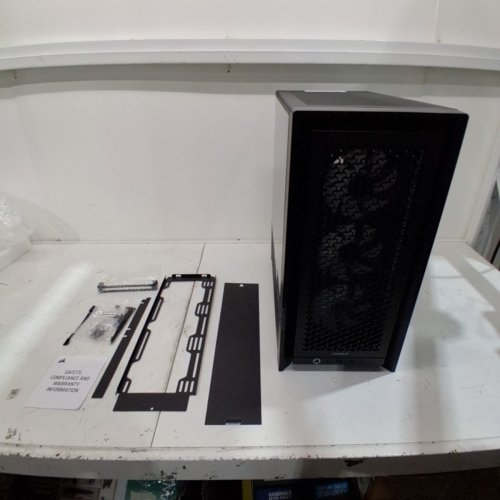 CORSAIR FRAME 4000 RS MODULAR MID-TOWER ATX PC CASE WITH 3 X 120MM ARGB FANS - BLACK image 2