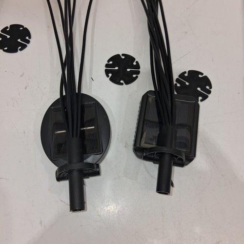 3PK SOLAR POWERED FIREFLY LIGHTS - 24" - BLACK/WHITE image 4