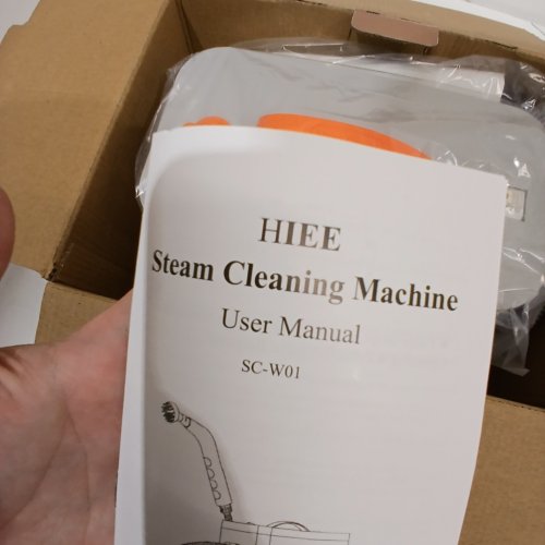 HIEE 10-IN-1 MULTIFUCTIONAL STEAM CLEANER KIT - 1500W/110V - WHITE/GREY (MODEL: SC-W01) image 2