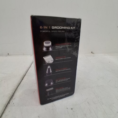 10PC CORDLESS 9D FLOATING HEAD SHAVER FOR BALD MEN - IPX7 WATERPROOF - SILVER image 5