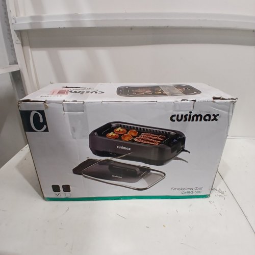 CUSIMAX SMOKELESS INDOOR ELECTRIC GRILL - GREY (MODEL: CMRG-500) image 4