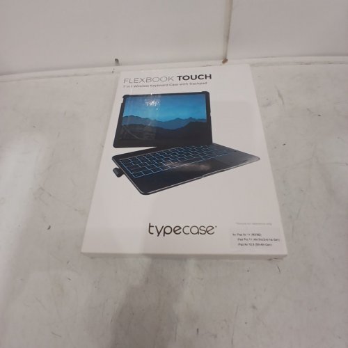 TYPECASE FLEXBOOK TOUCH KEYBOARD CASE - BLUETOOTH, FITS 11" IPAD AIR M2/M3, IPAD AIR 10.9" 4TH/5TH GEN, 11" IPAD AIR PRO 1ST-4TH GEN - MULTITOUCH TRACK PAD, PENCIL HOLDER - SILVER (MODEL: KB201T-110) image 4
