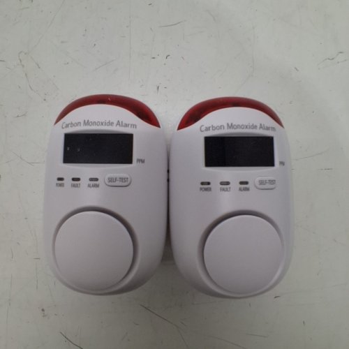 2PK HEMBISEN DIGITAL DISPLAY PLUG IN CARBON MONOXIDE DETECTORS - WHITE (MODEL: WA996) image 2