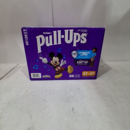66PK HUGGIES PULL-UPS DISPOSABLE TRAINING PANTS - SIZE 3T-4T - DISNEY MICKEY MOUSE image 3
