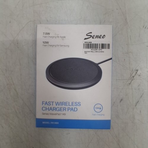 SENEO WAVEPAD FAST WIRELESS CHARGER PAD - 15W - BLACK (MODEL: PA149A) image 5