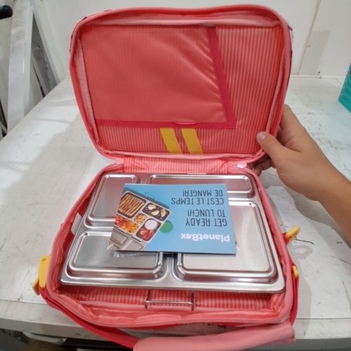 3PC PLANETBOX STAINLESS STEEL LUNCHBOX SET WITH CARRY BAG AND MAGNETS - UNICORN MAGIC - (MODEL: 1613360) image 3