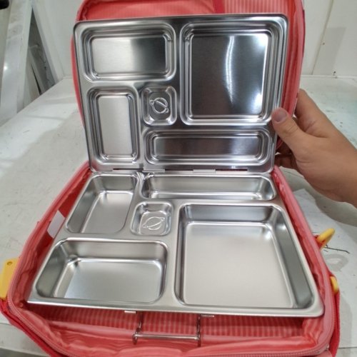 3PC PLANETBOX STAINLESS STEEL LUNCHBOX SET WITH CARRY BAG AND MAGNETS - UNICORN MAGIC - (MODEL: 1613360) image 4