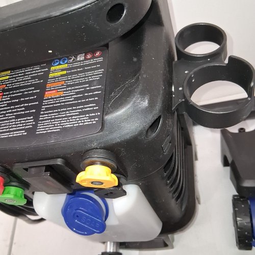 WESTINGHOUSE ELECTRIC PRESSURE WASHER WITH ANTI-TIPPING TECHNOLOGY & SOAP TANK - 2500PSI - 1.76GPM - BLUE/BLACK - (MODEL: EPX3500) image 3