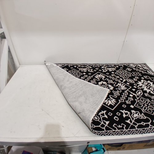 SADIE ACCENT NON-SLIP MAT -45" X 30" - BLACK/CREAM (MODEL:1992776) image 3